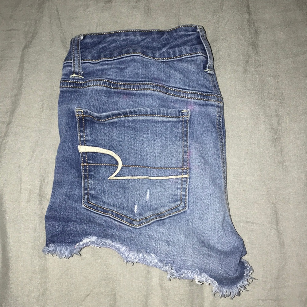 American Eagle midi shorts.